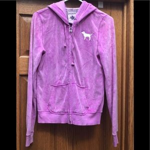 PINK zip-up hoodie
